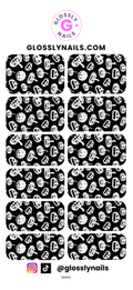Halloween Waterslide Nail Decals - Jack O'Lantern