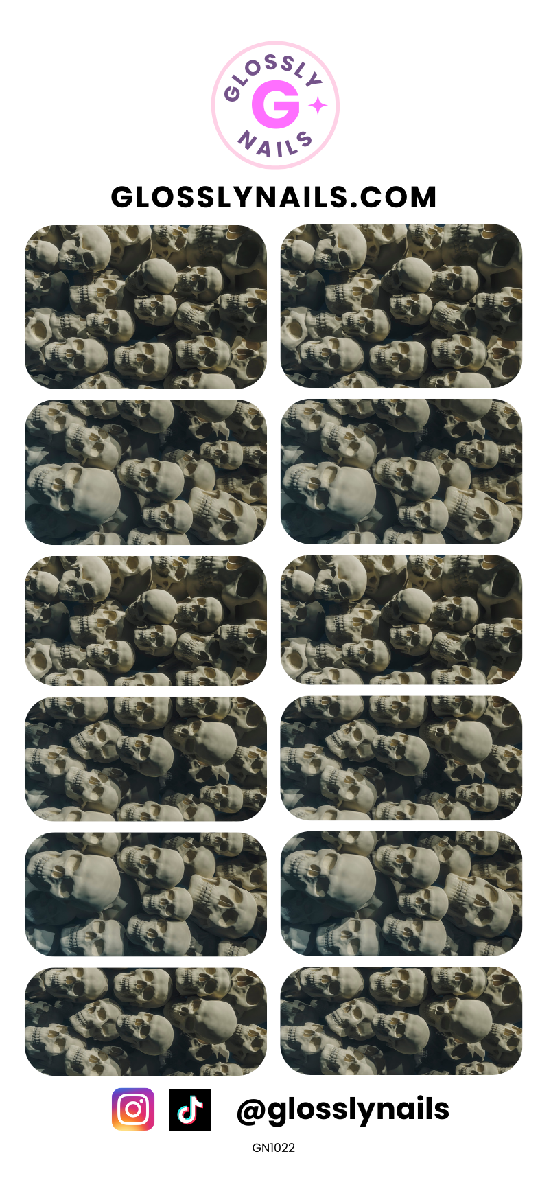 Halloween Waterslide Nail Decals - GN1022