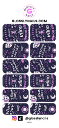 Halloween Waterslide Nail Decals - GN1035