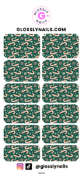 Christmas Waterslide Nail Decals - GN1044