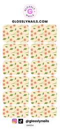Spring Floral Waterslide Nail Decals - GN1054