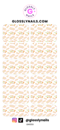 Spring Floral Waterslide Nail Decals - Spring Sprigs